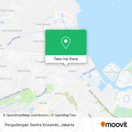 Pergudangan Sentra Kosambi map