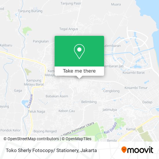 Toko Sherly Fotocopy/ Stationery map