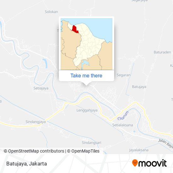 Batujaya map