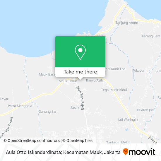 Aula Otto Iskandardinata; Kecamatan Mauk map