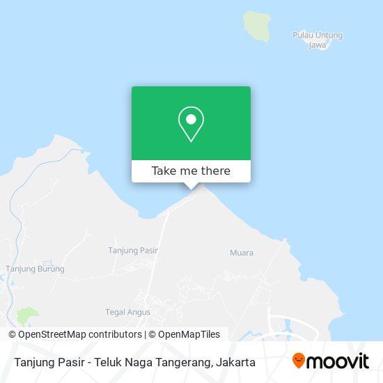 Tanjung Pasir - Teluk Naga Tangerang map