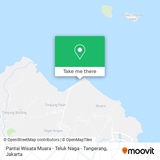 Pantai Wisata Muara - Teluk Naga - Tangerang map