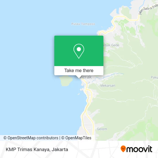KMP Trimas Kanaya map