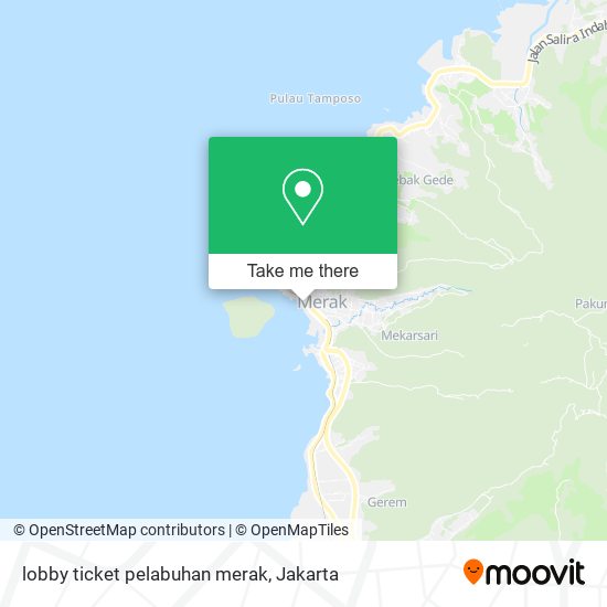 lobby ticket pelabuhan merak map