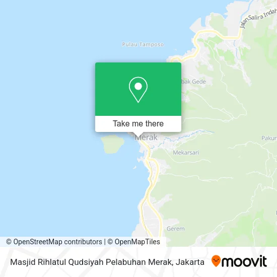 Masjid Rihlatul Qudsiyah Pelabuhan Merak map