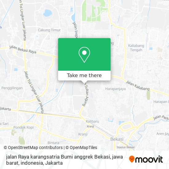 jalan Raya karangsatria 
Bumi anggrek
Bekasi, jawa barat, indonesia map