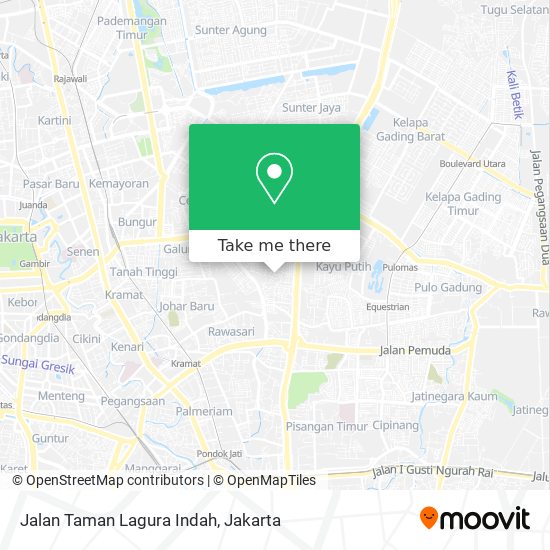 Jalan Taman Lagura Indah map