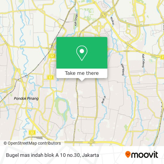 Bugel mas indah blok A 10 no.30 map