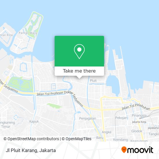 Jl Pluit Karang map