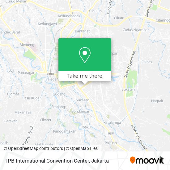 IPB International Convention Center map