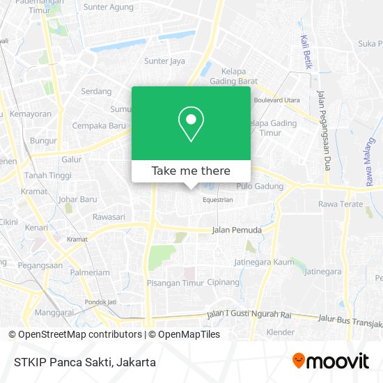 STKIP Panca Sakti map