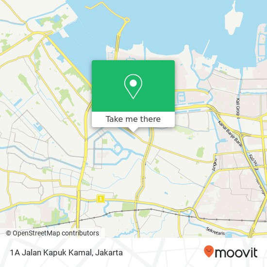 1A Jalan Kapuk Kamal map