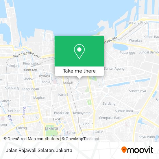 Jalan Rajawali Selatan map