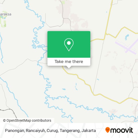 Panongan, Rancaiyuh, Curug, Tangerang map