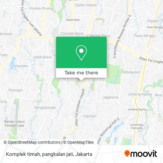 Komplek timah, pangkalan jati map