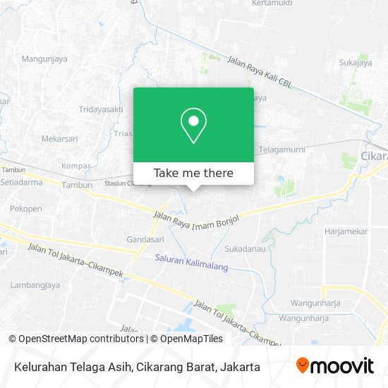 Kelurahan Telaga Asih, Cikarang Barat map