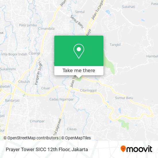 Prayer Tower SICC 12th Floor map