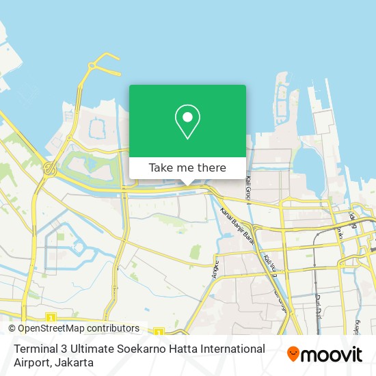 Terminal 3 Ultimate Soekarno Hatta International Airport map