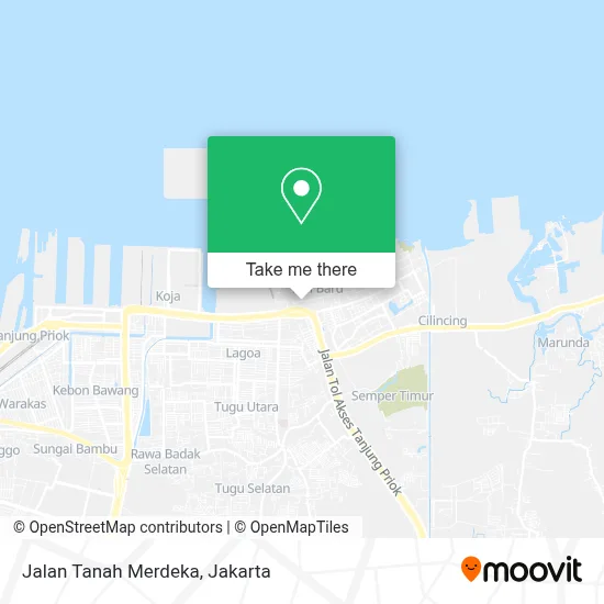 Jalan Tanah Merdeka map