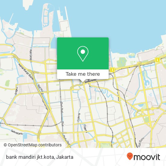 bank mandiri jkt.kota map