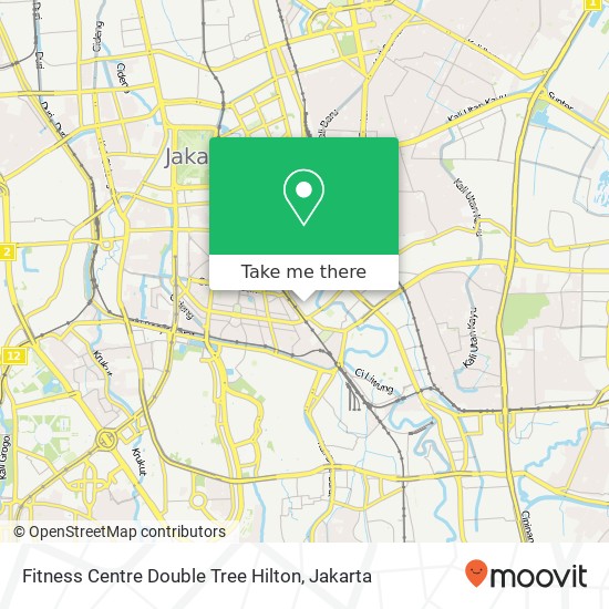 Fitness Centre Double Tree Hilton map