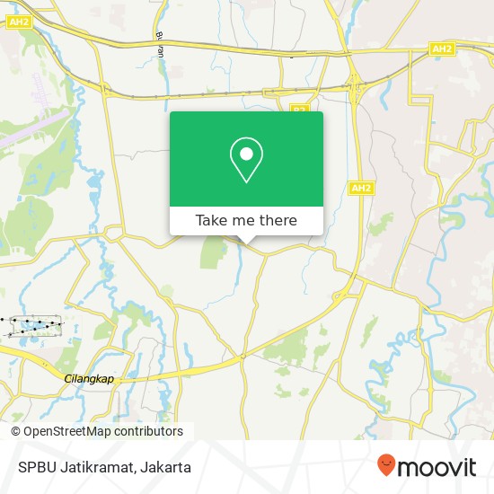 SPBU Jatikramat map