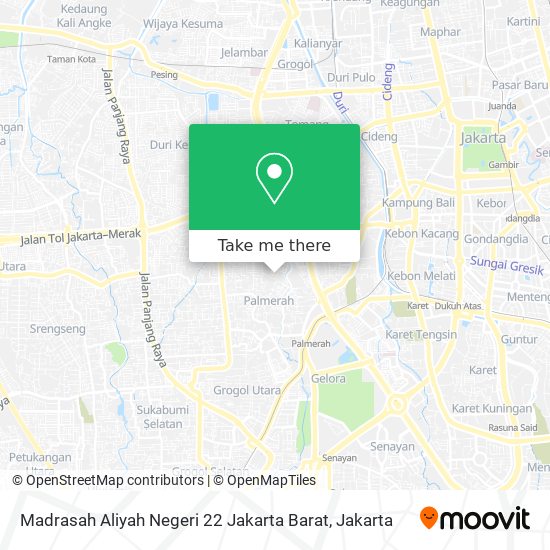 Madrasah Aliyah Negeri 22 Jakarta Barat map