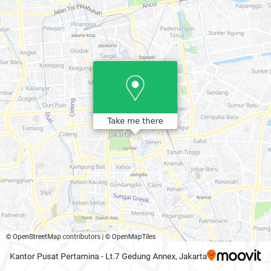 Kantor Pusat Pertamina - Lt.7 Gedung Annex map