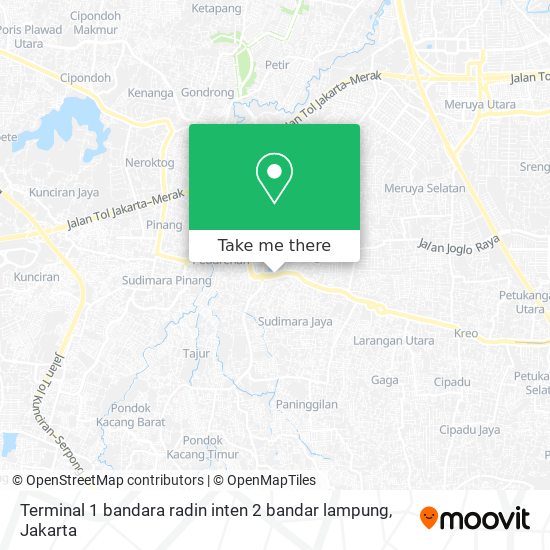 Terminal 1 bandara radin inten 2 bandar lampung map