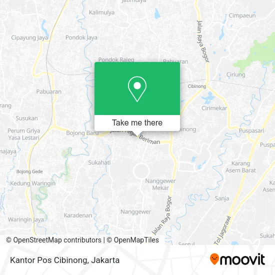 Kantor Pos Cibinong map