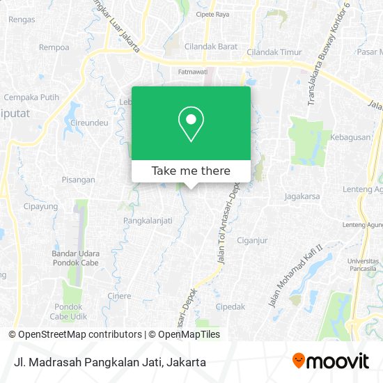 Jl. Madrasah Pangkalan Jati map