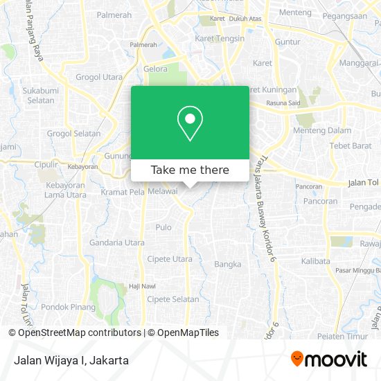 Jalan Wijaya I map