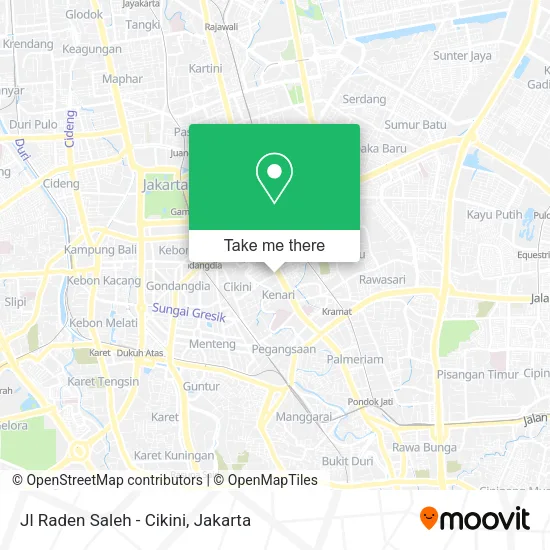 Jl Raden Saleh - Cikini map