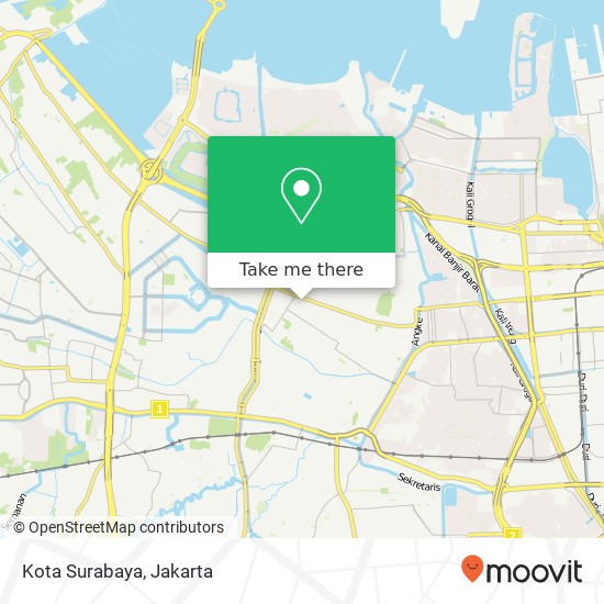 Kota Surabaya map