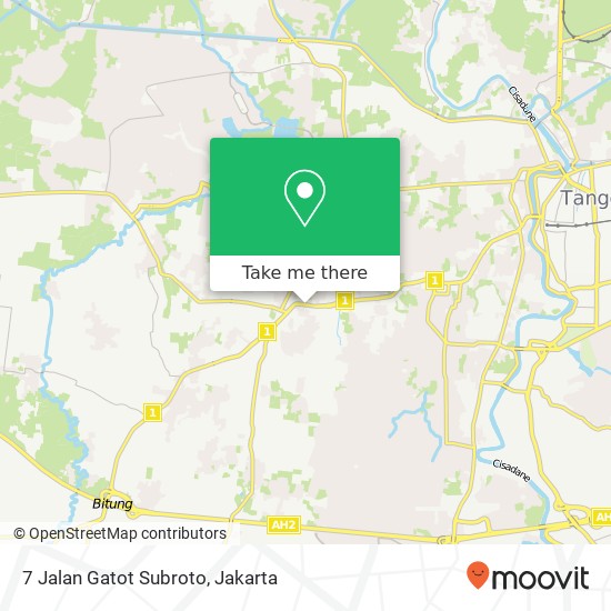 7 Jalan Gatot Subroto map