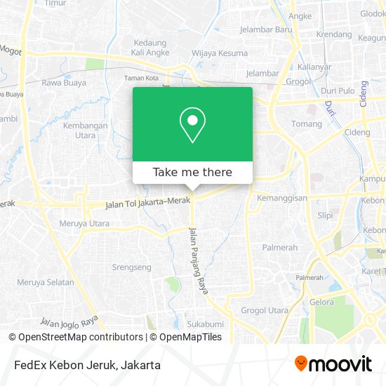 FedEx Kebon Jeruk map