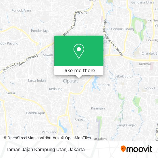 Taman Jajan Kampung Utan map