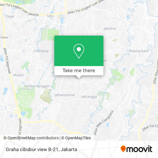 Graha cibubur view B-21 map