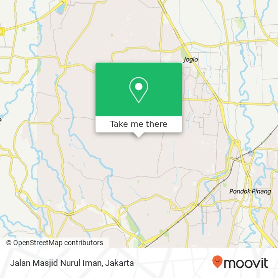 Jalan Masjid Nurul Iman map