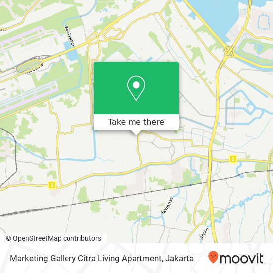 Marketing Gallery Citra Living Apartment map