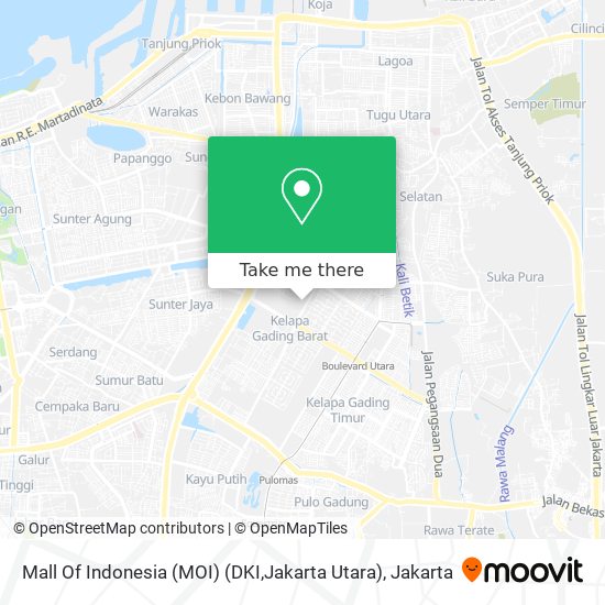 Mall Of Indonesia (MOI) (DKI,Jakarta Utara) map