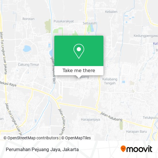 Perumahan Pejuang Jaya map