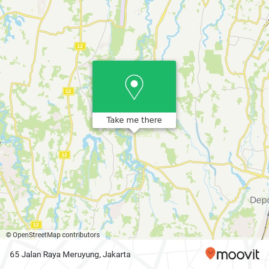 65 Jalan Raya Meruyung map