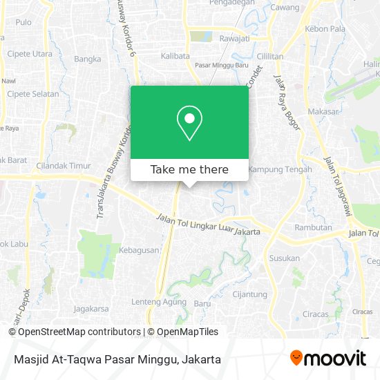 Masjid At-Taqwa Pasar Minggu map