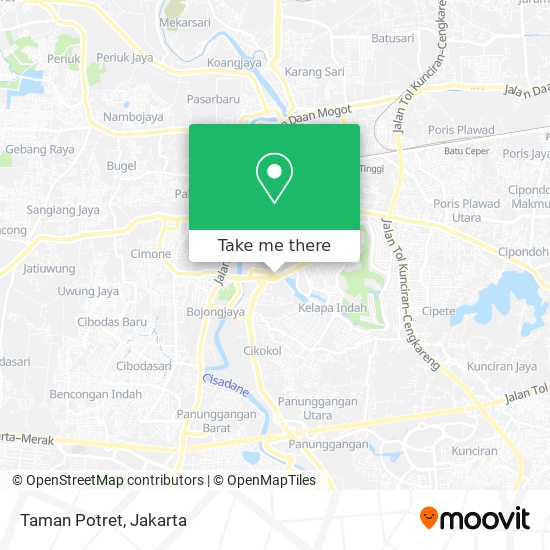 Taman Potret map