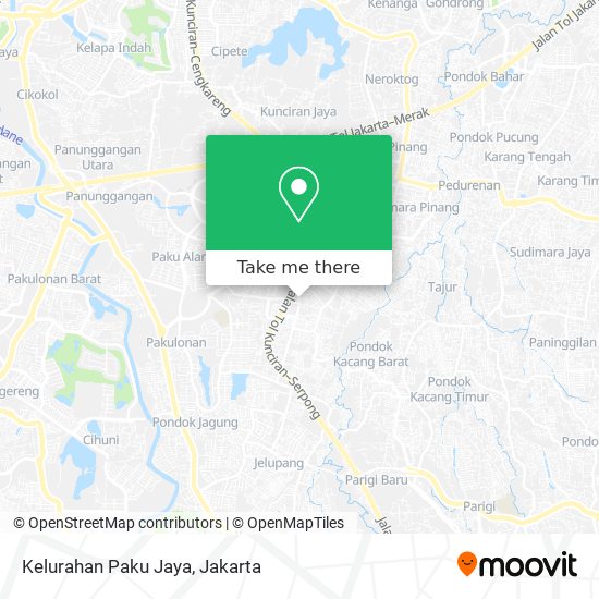 Kelurahan Paku Jaya map