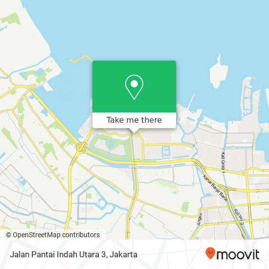 Jalan Pantai Indah Utara 3 map