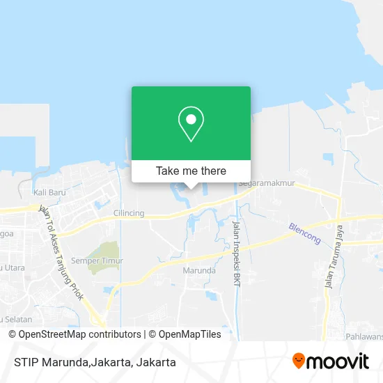STIP Marunda,Jakarta map