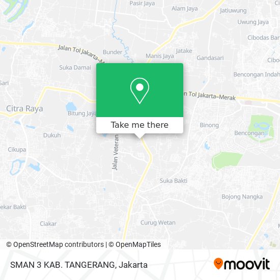 SMAN 3 KAB. TANGERANG map