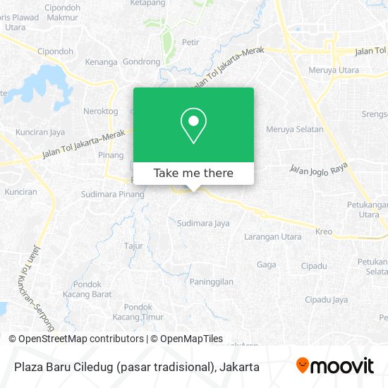 Plaza Baru Ciledug (pasar tradisional) map